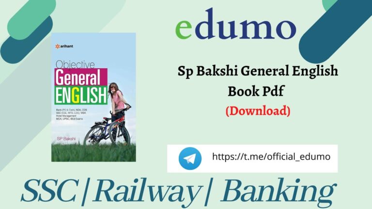 Objective General English SP Bakshi English Book pdf Download [2025]